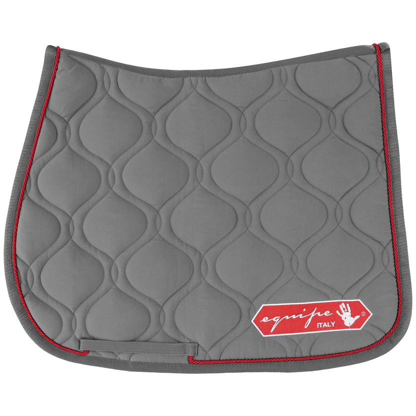 Schabrak Equipe Hopp Grå Pony, Grå Kant, Röd Cord