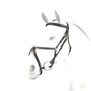 Träns Mexikanskt Emporio m. Mässingspänne  Cob Svart