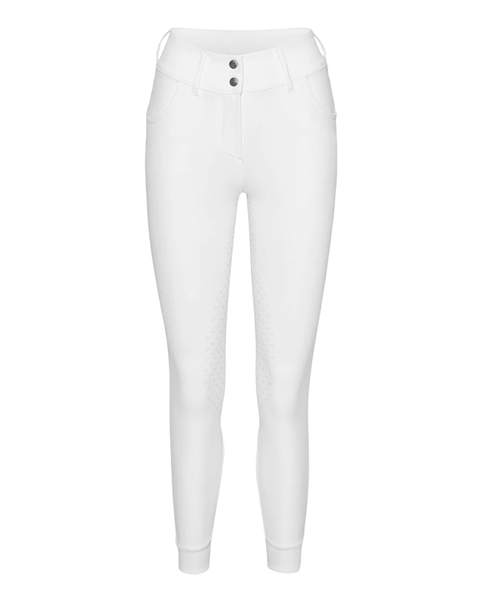 High Waist Breeches Full Grip Woman White 38