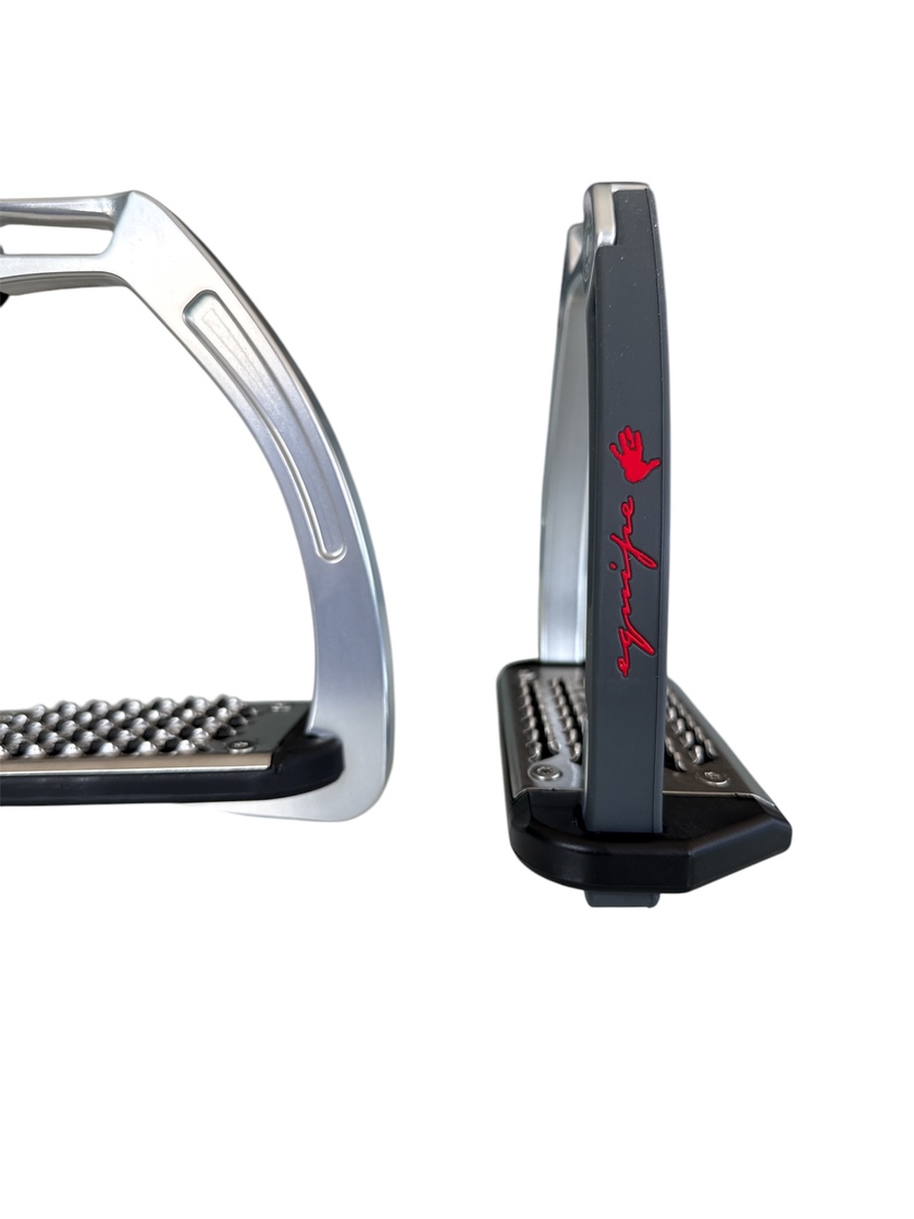 Nylon Balanced Safety Stirrup Ljus Titan/Grå Equipe