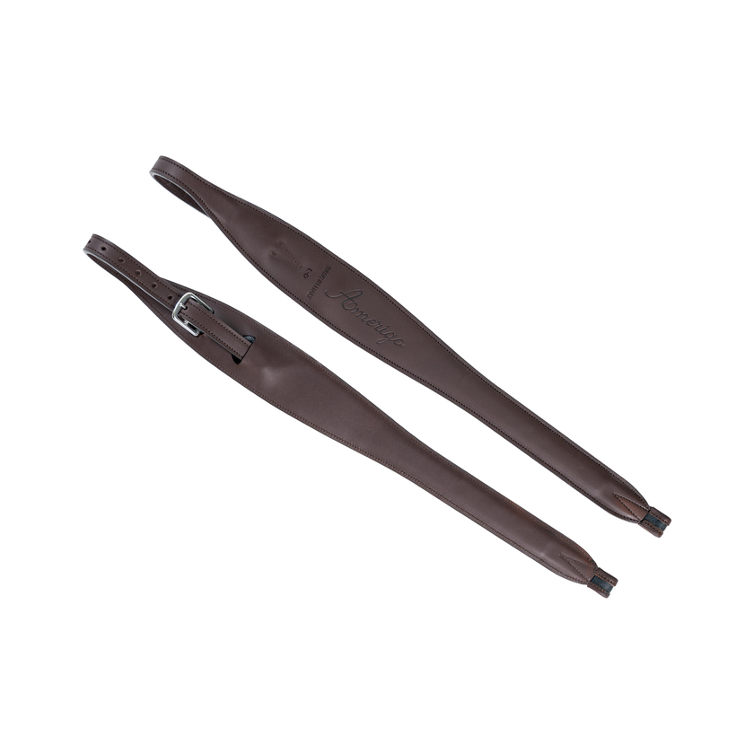 Stigläder Fender Dressyr Kort Svart Amerigo