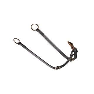 Martingal Rak med Silverspänne Full Svart