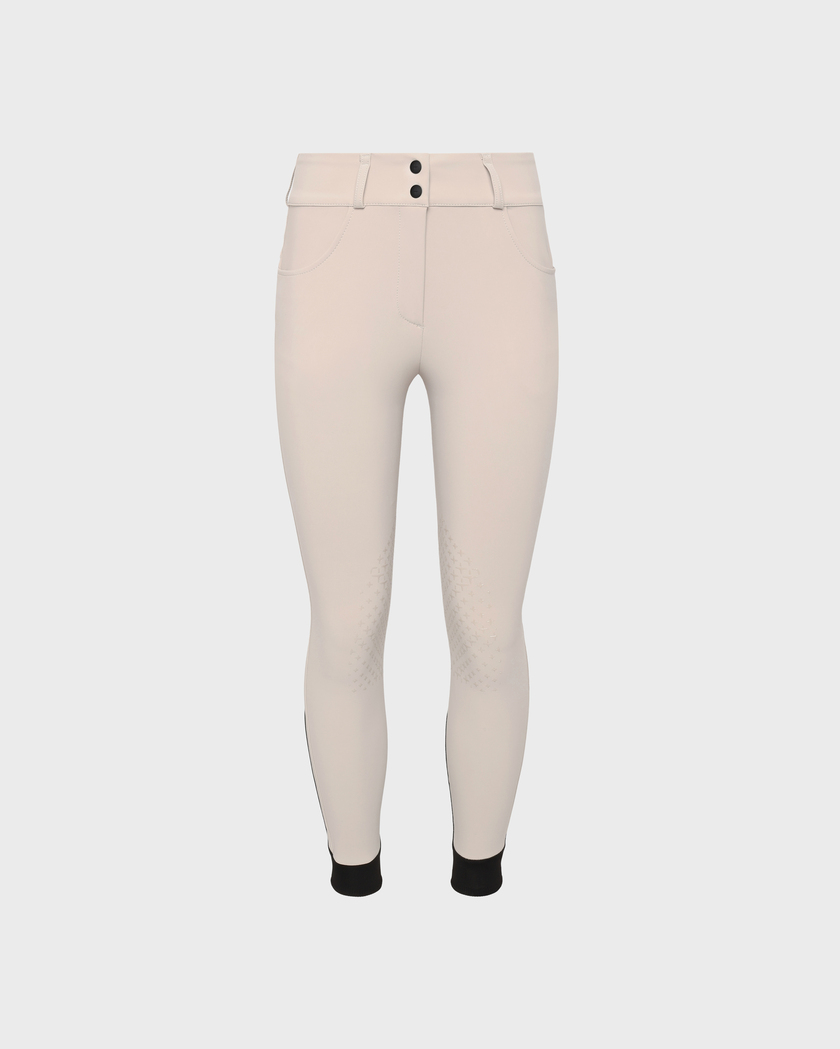 High Waist Breeches Knee Grip Woman Sand 38