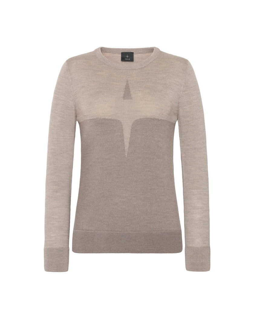 Extra Fine Merino Star Logo Sweater Sand L