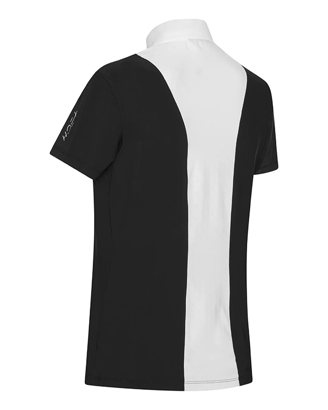 Center Line Competition Polo + TECH Woman Black/White L