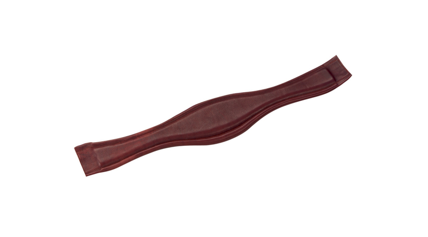 Sadelgjord Dressyr Läder till GH23B 75cm Brun