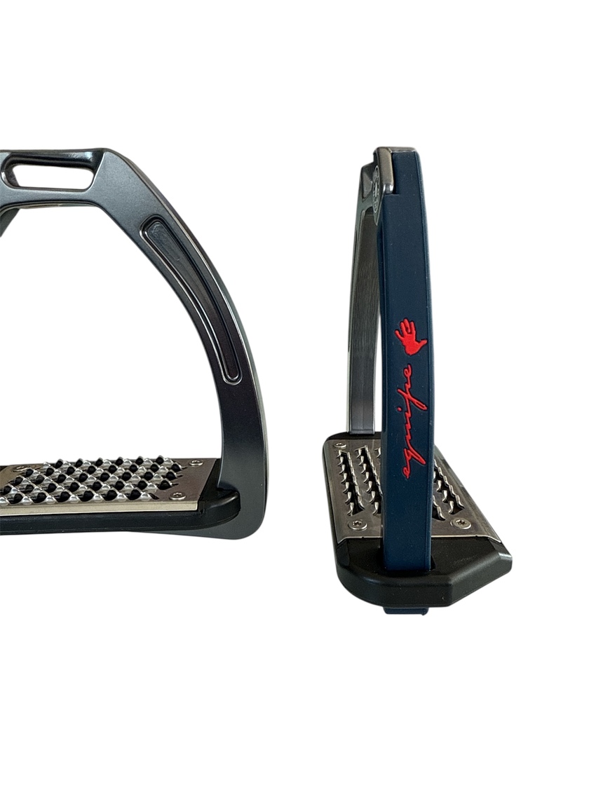 Nylon Balanced Safety Stirrup Mörk Titan/Marin Equipe