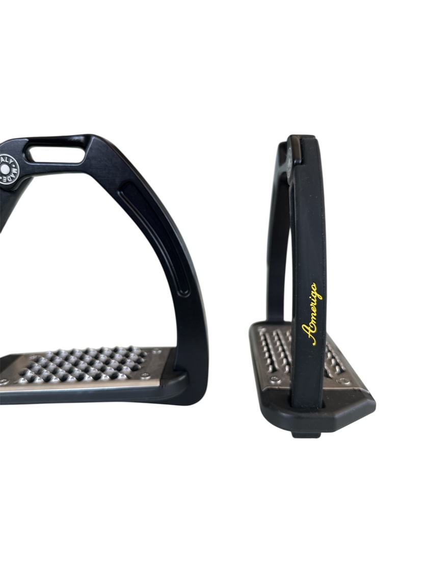 Nylon Balanced Safety Stirrup Svart/Svart AM