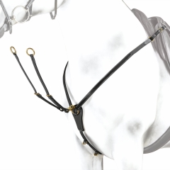 Förbygel M. Martingal Emporio med Mässingspänne Cob Svart