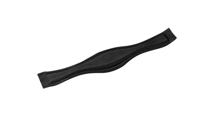 Sadelgjord Dressyr Läder till GH23B 45cm Svart