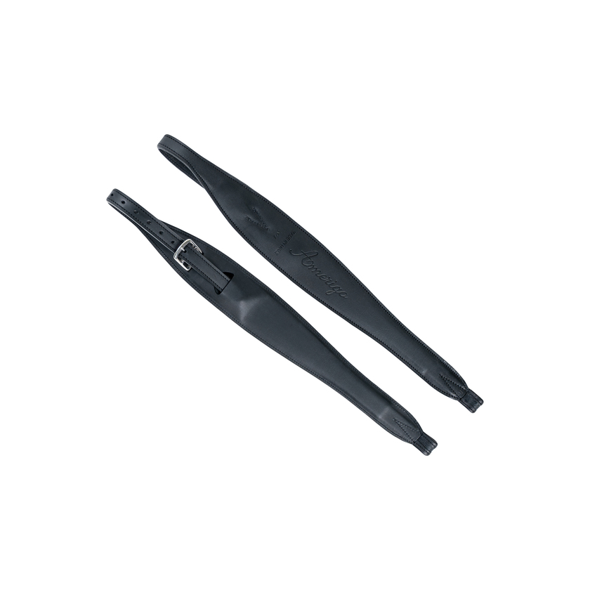 Stigläder Fender Hopp Kort Svart Amerigo