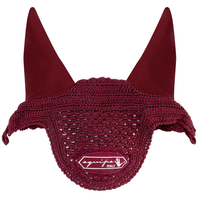 Häst-Luva Bordeaux med Silver Logo