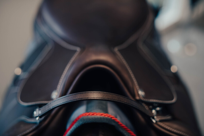 Läderrem Säkerhetshandtag Brun silver